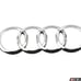 For Audi S6 2019-2024 Chrome Audi Ring Front Emblem Grille New