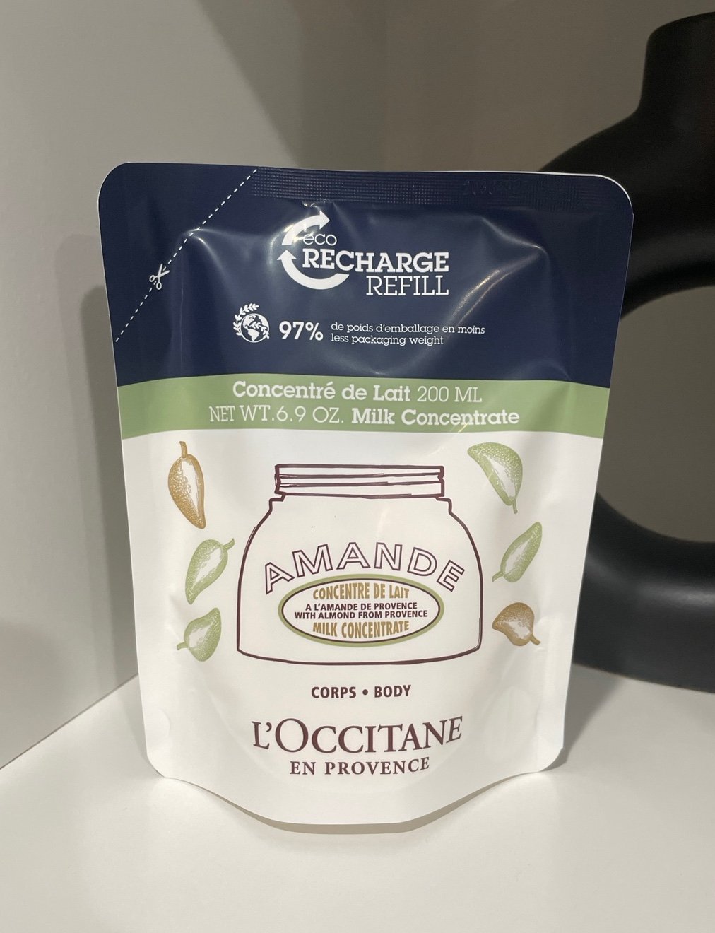 Loccitane Amande Milk concentrate refill 6.9 Oz