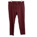 Zara Men’s Burgundy Pleated Satin Feel Tapered Pants Size 32 Inseam 28