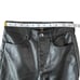 Free People Vegan Faux Leather Black Pants Skinny Moto Mid Rise Womens 25