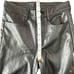 Free People Vegan Faux Leather Black Pants Skinny Moto Mid Rise Womens 25