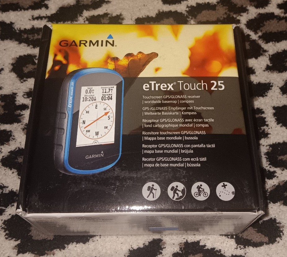 Garmin Etrex Touch 25 Rugged Outdoor Hiking Bike Biking GPS Navigator