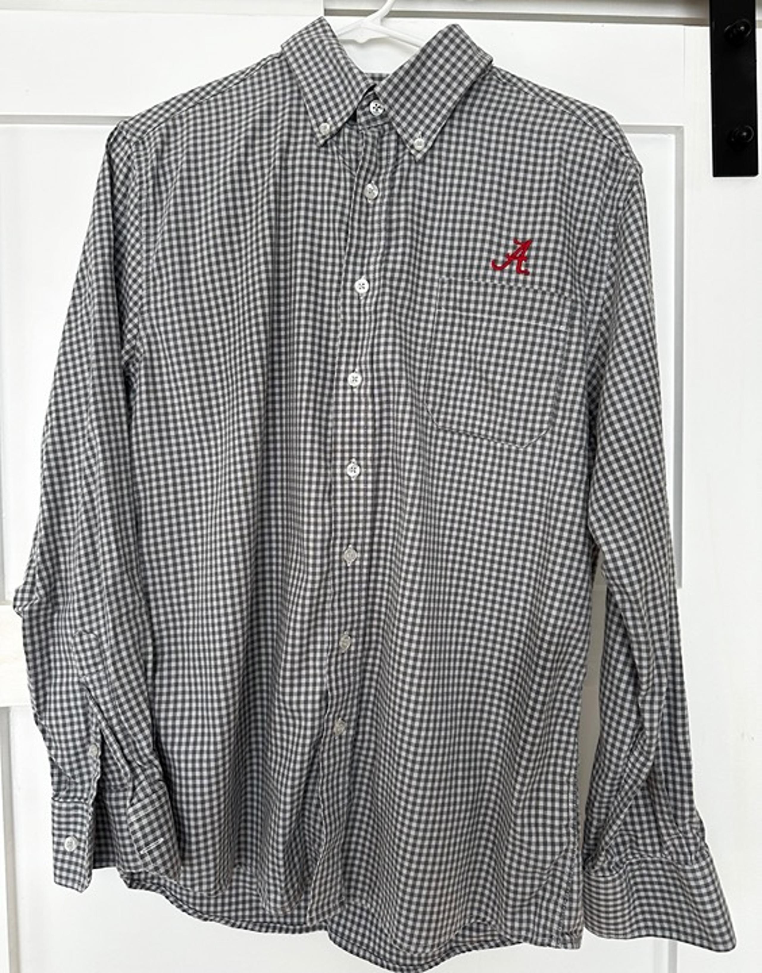 Men’s Alabama Crimson Tide Long Sleeve Button-Down Shirt Size Medium
