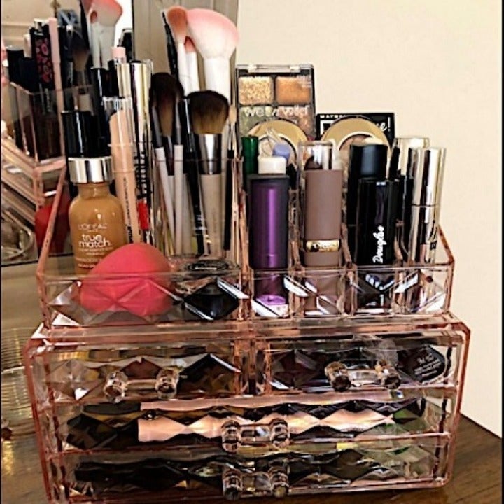 Pink Celebrity Make up organizer 2 pcs