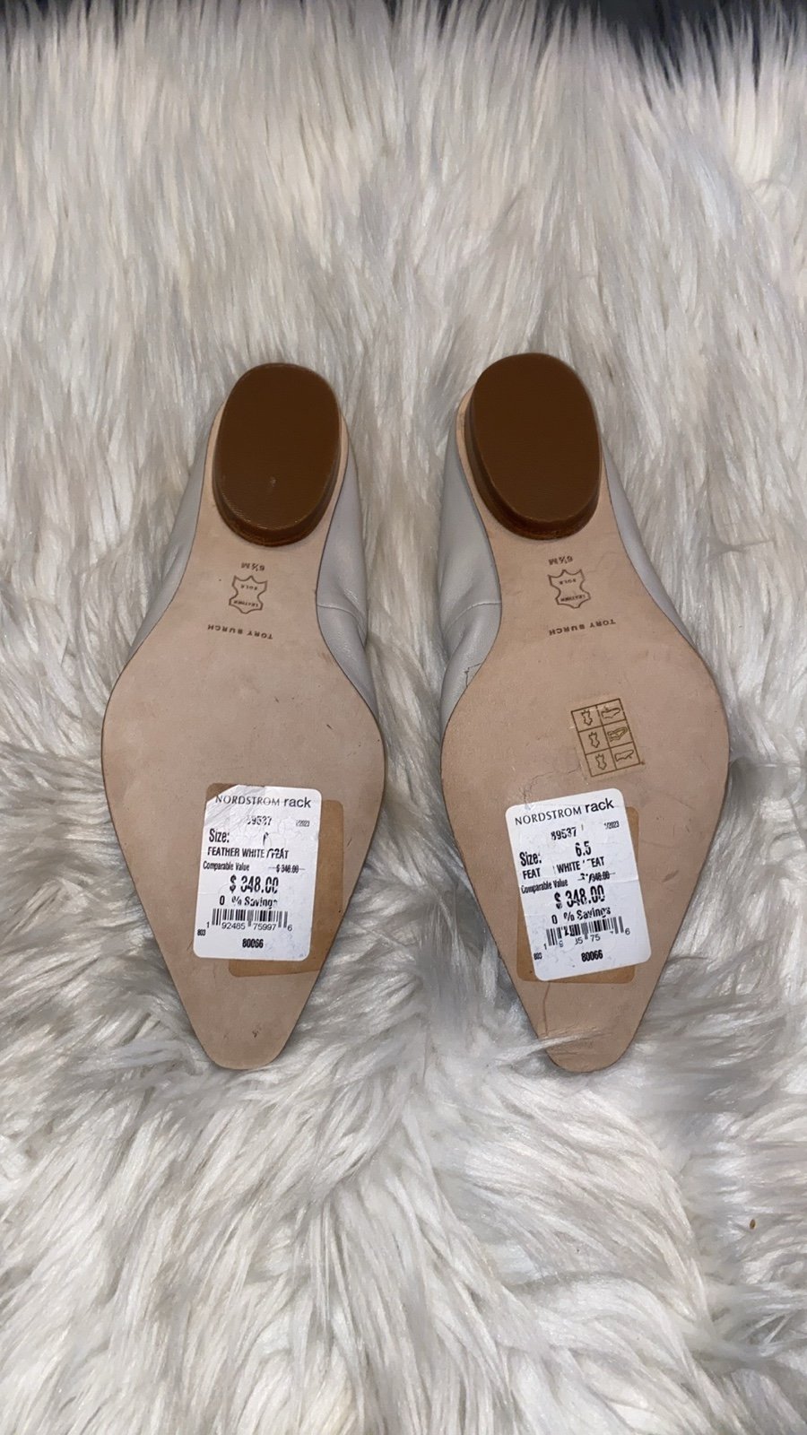 TORY BURCH ローファー　Jessa 本革　レザー　ゴールド　ホワイト Jessa Backless Loafer: Women's Designer Flats | Tory Burch