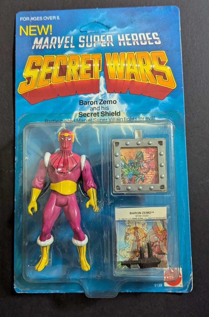 Marvel Mattel Secret Wars 1984 Baron Zemo Unpunched