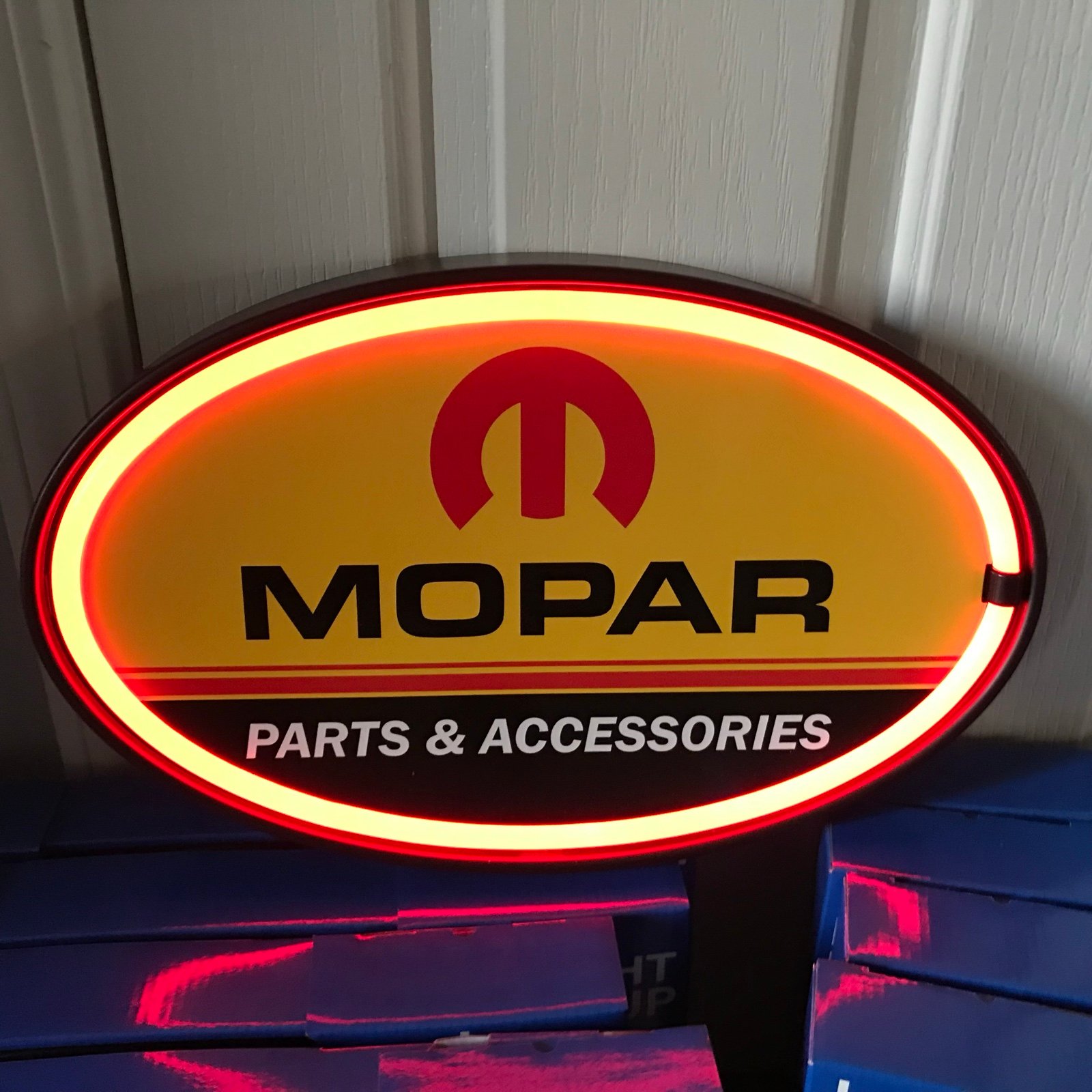 1 new 16” oval mopar LED sign