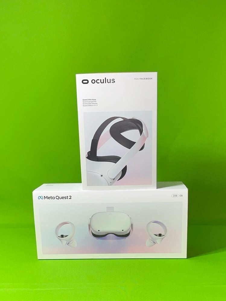 Meta Quest 2 (256GB) + OCU LUS Elite Strap with Battery – VR Headset Bundle