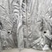 Lauren Ralph Lauren Women's Vintage Silver Nylon Hooded Rain Windbreaker Size L