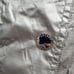 Lauren Ralph Lauren Women's Vintage Silver Nylon Hooded Rain Windbreaker Size L