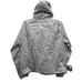 Lauren Ralph Lauren Women's Vintage Silver Nylon Hooded Rain Windbreaker Size L