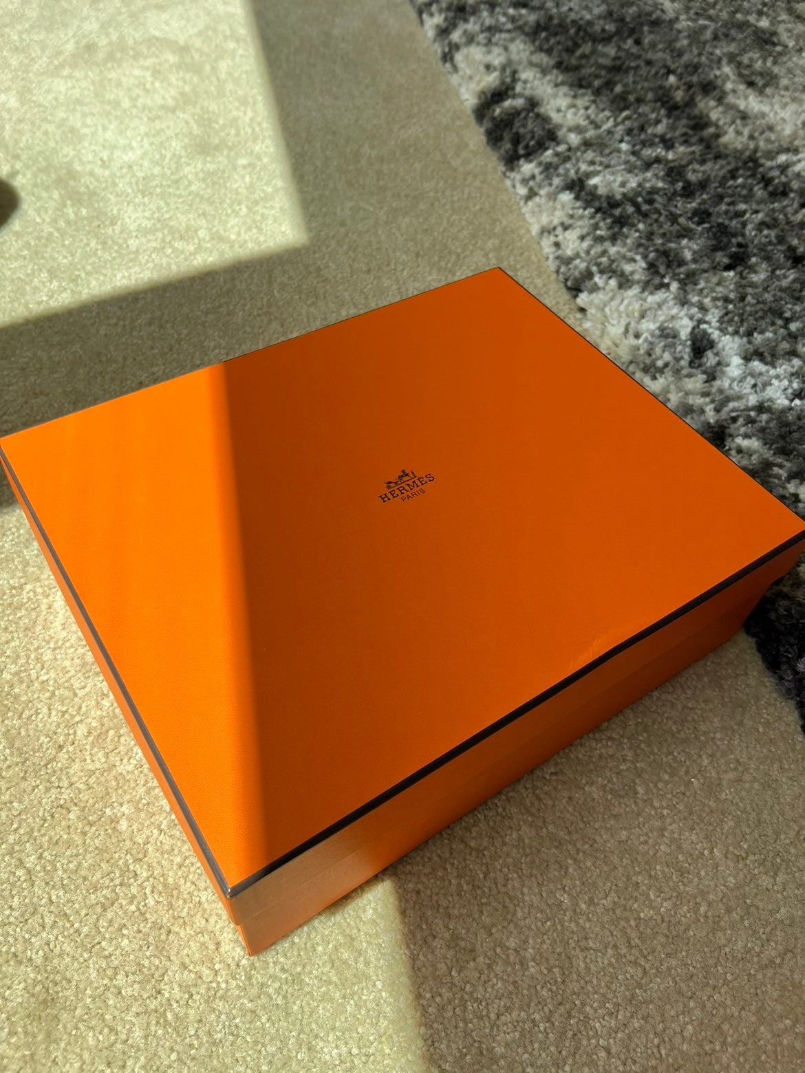Hermes box for shoes or small bag