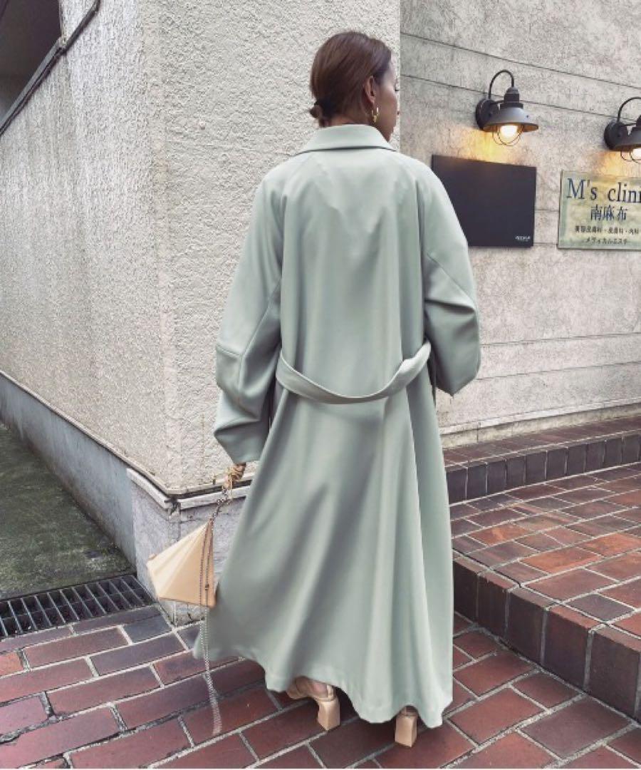Ameri BOTTLE WAVE SLEEVE COAT