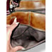 Vintage Rina Rich Excellent ConditioBriefcase Work Purse Organizer Leather Brown
