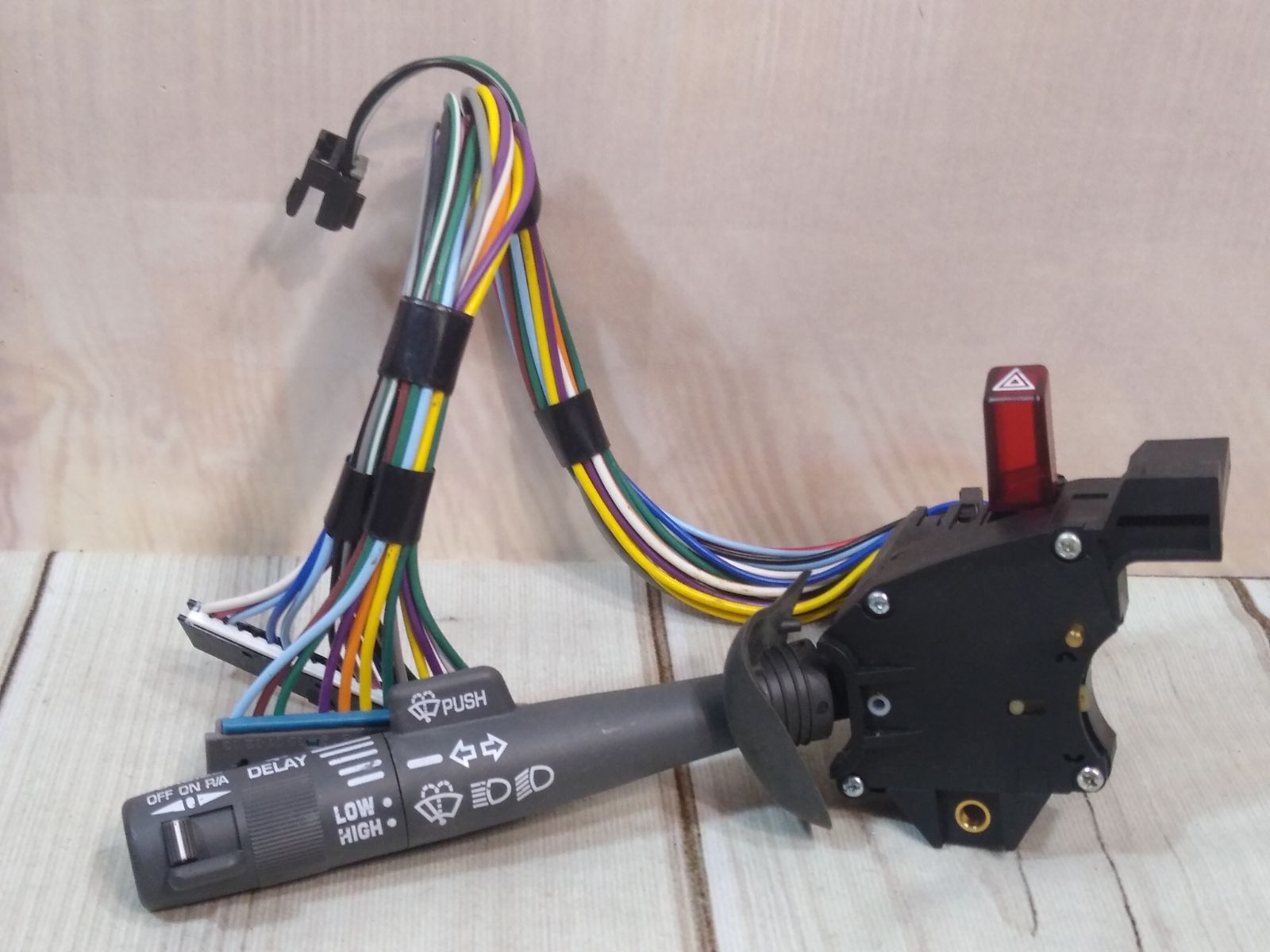 TURN SIGNAL LIGHT WIPERS HAZARD SWITCH