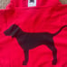 Victoria secret PINK red dog logo hoodie