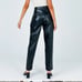 Princess Polly Love Club Faux Leather Pants high waist straight leg