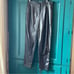 Princess Polly Love Club Faux Leather Pants high waist straight leg