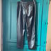 Princess Polly Love Club Faux Leather Pants high waist straight leg