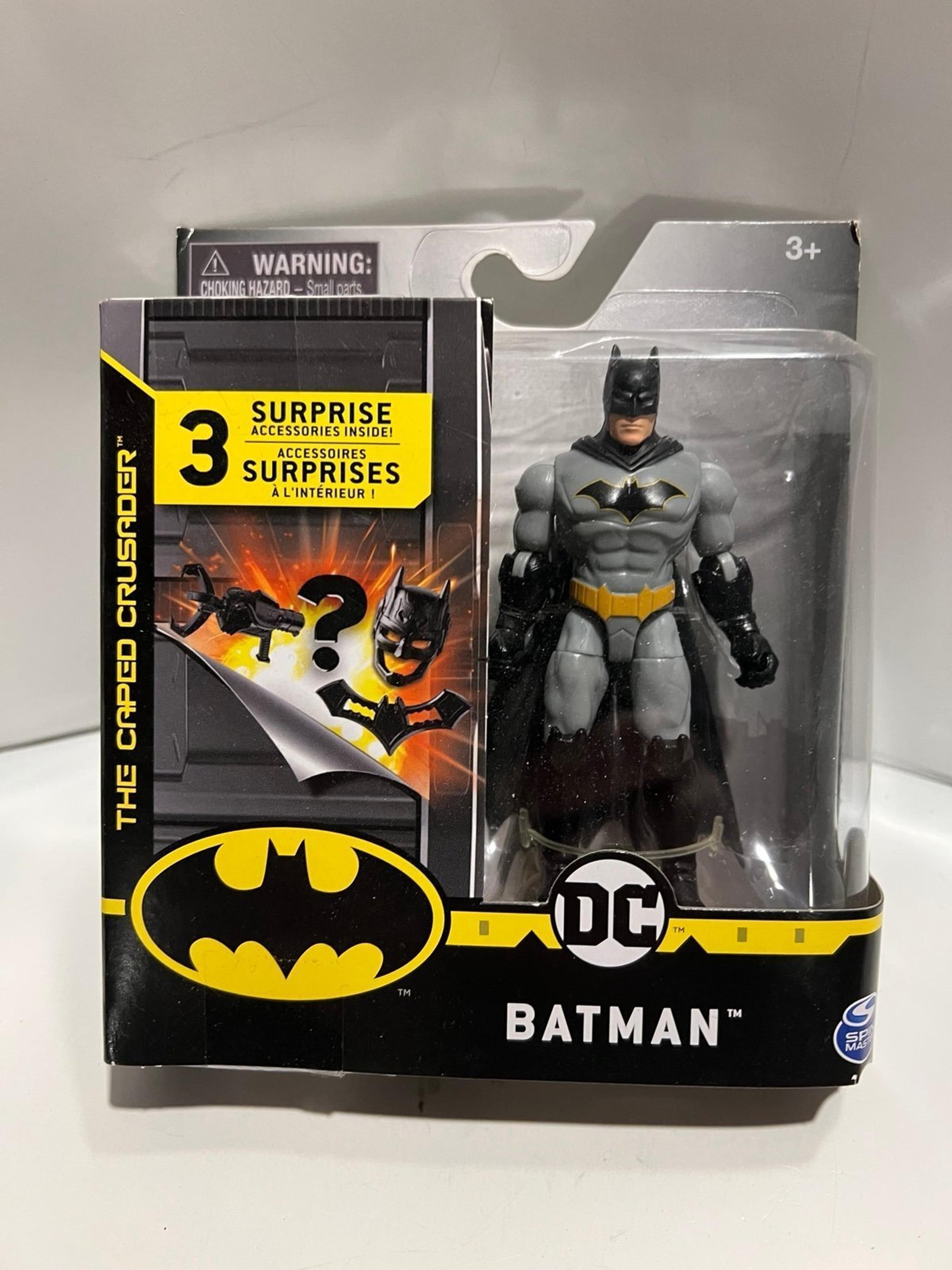 DC Spin Masters The Caped Crusader Grey Suit Batman Figure (2020)
