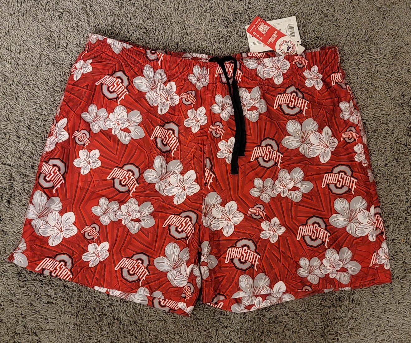 New Mens Size XL Ohio State University Swim Trunks