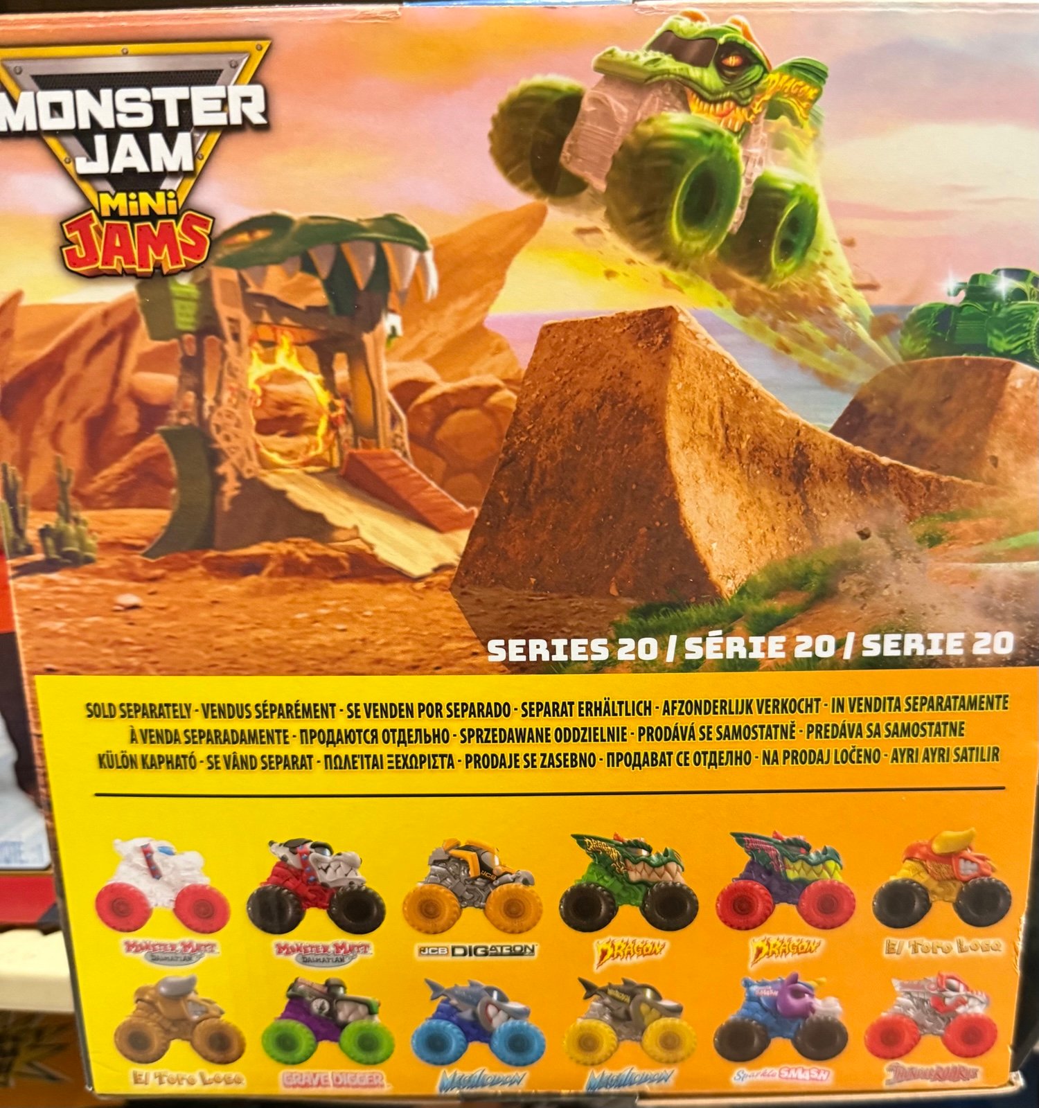 2025 Monster Jam Minis Series 20 1:87 COMPLETE Set Of 12 - SEALED