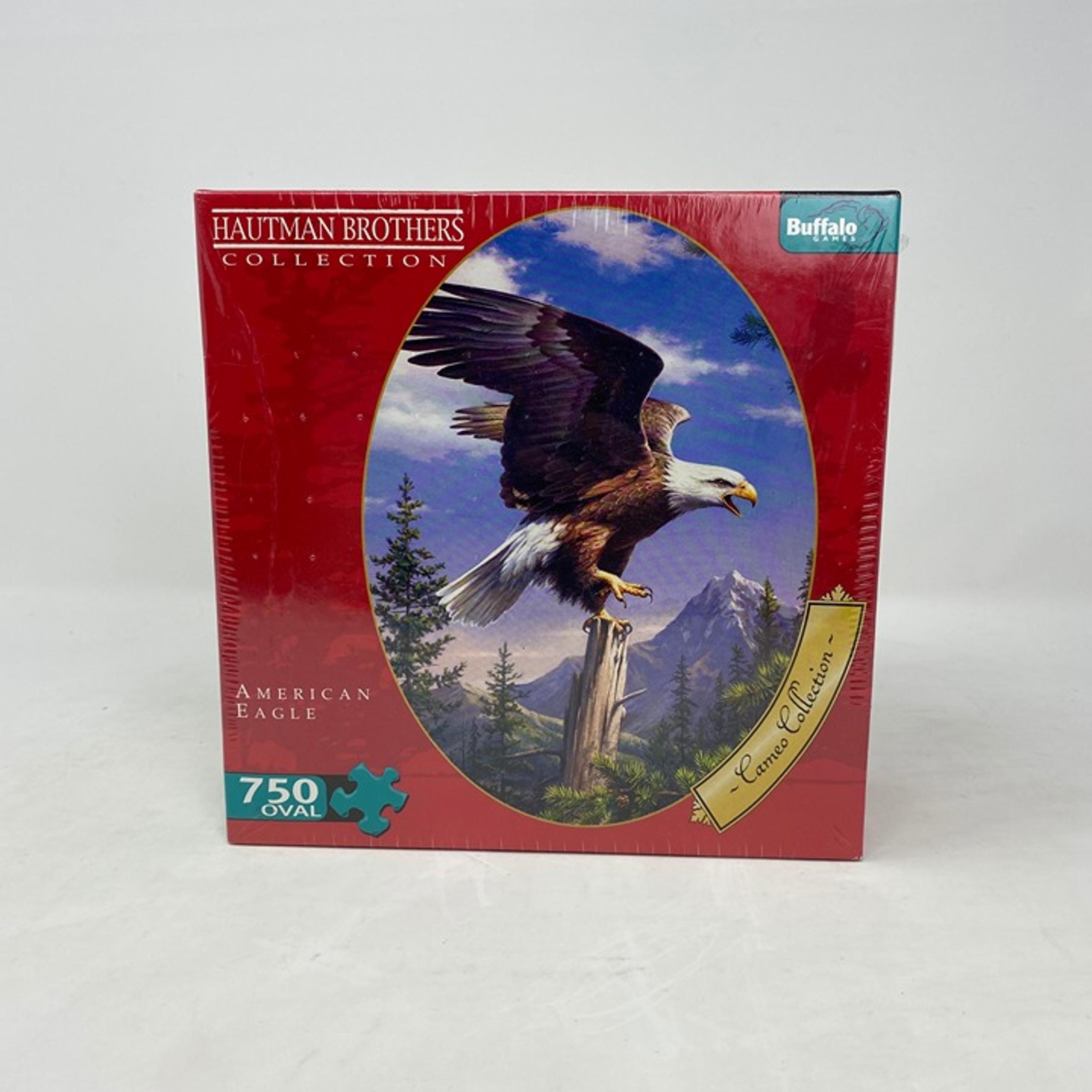 AMERICAN EAGLE 750 Pc Jigsaw Puzzle Hautman Brothers Cameo Collection SEALED