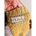 Vintage Cignal Chunky Knitted GoId Thread Detail Cozy Open Cardigan.