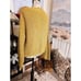 Vintage Cignal Chunky Knitted GoId Thread Detail Cozy Open Cardigan.