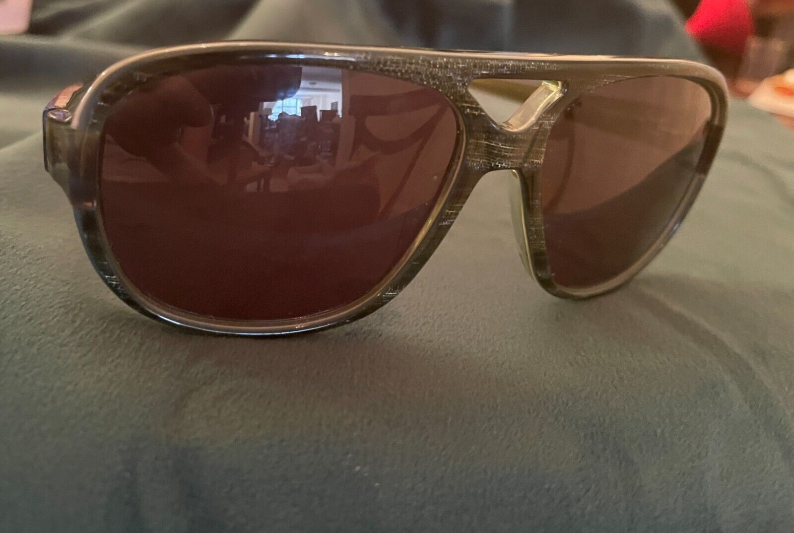 Vera Wang Sunglasses Moss Green Frame Luxury Eyewear