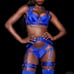 Honey Birdette Kukuro Electric Blue Brief XXL NWT