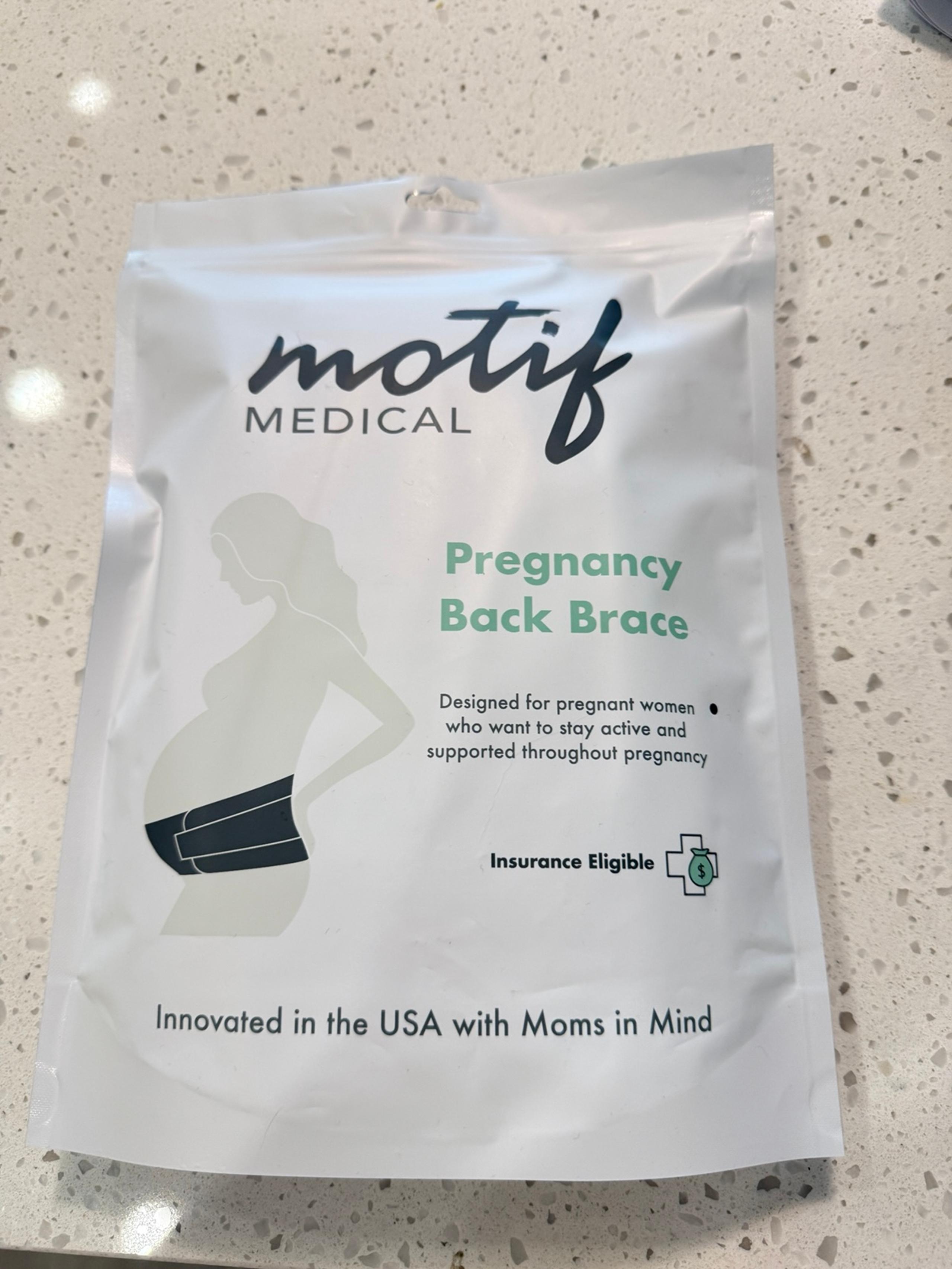 Motif Medical Prenancy Back Braces