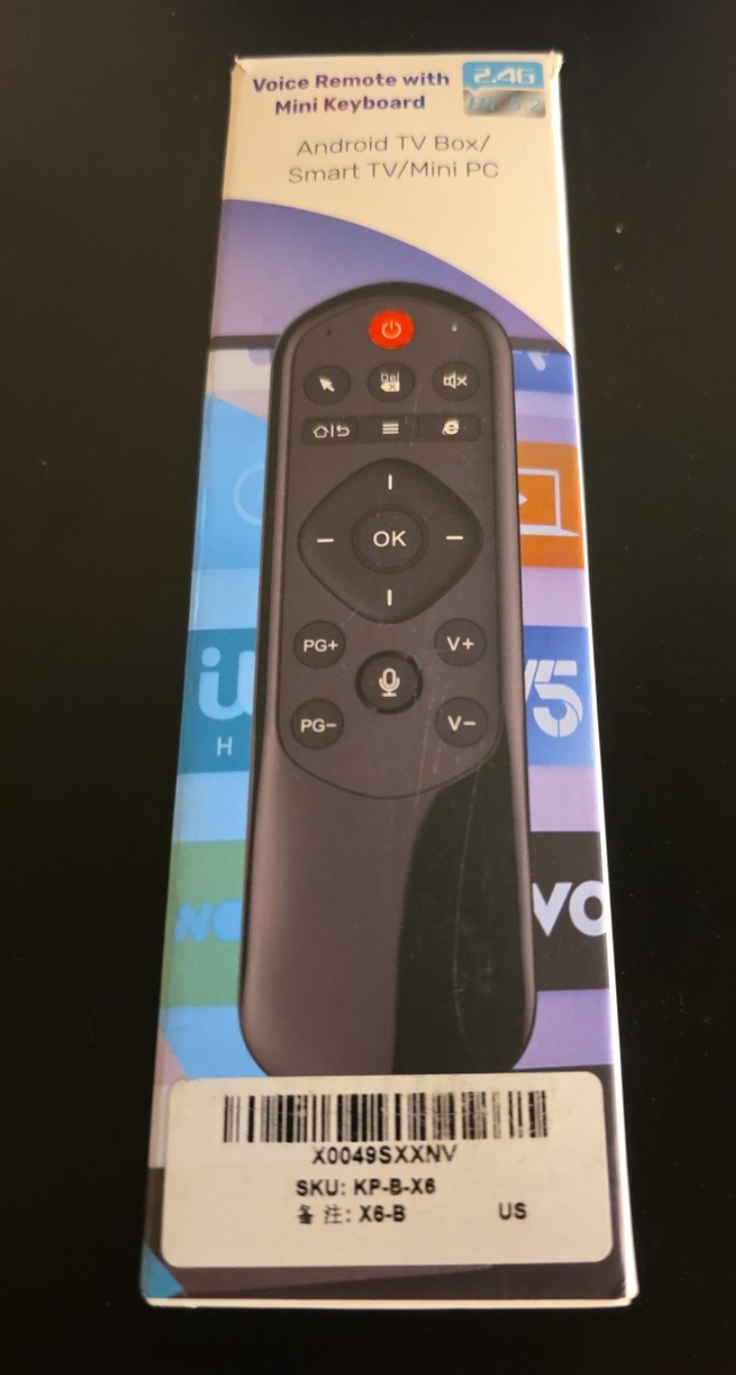 Universal Voice Remote 2.4G USB Mouse Keyboard for PC Android Smart TV Box