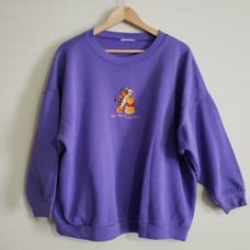 Vintage Classic Pooh Purple Sweatshirt