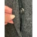 Banana Republic Women Wool Long Coat Charcoal Gray Size Medium
