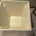 Disney Winnie the Pooh wood trash can waste basket. Shows 4 different characters