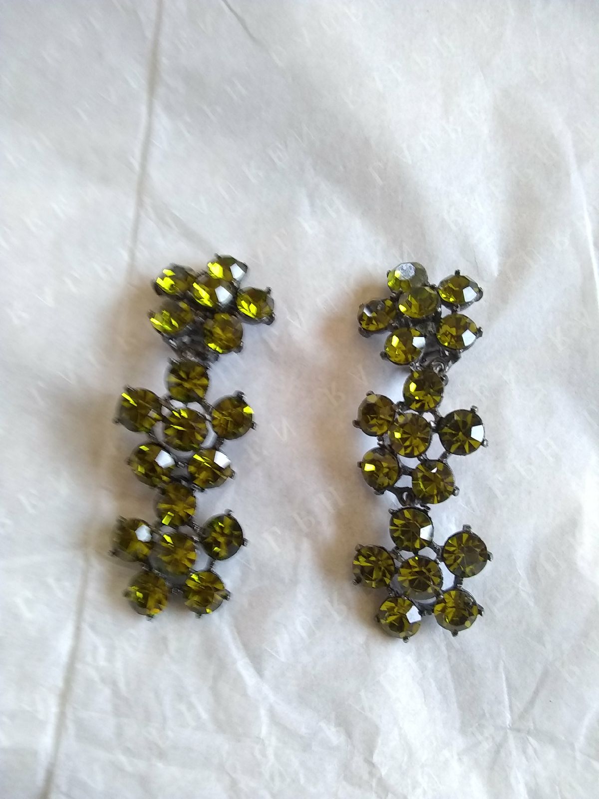 Vintage rhinestone earrings