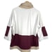 Sweaty Betty Sweatshirt Lily White Multi Mix It Up Colorblock Funnel Neck Size S