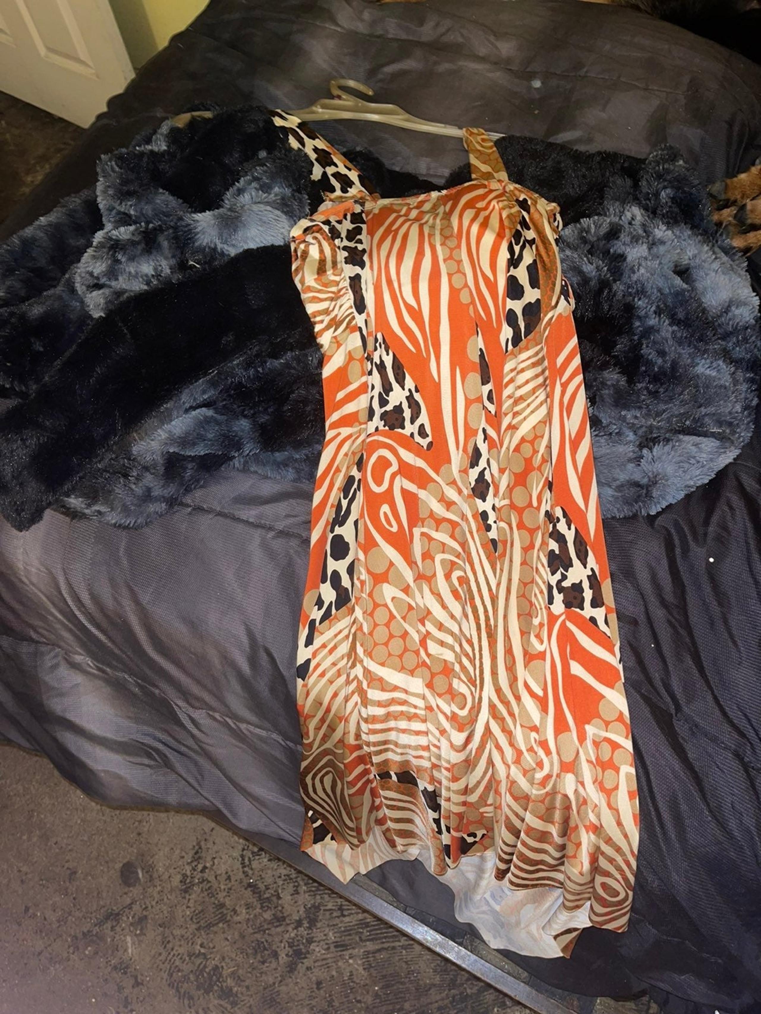 Animal print dress