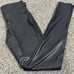 Spanx black faux leather leggings size small p