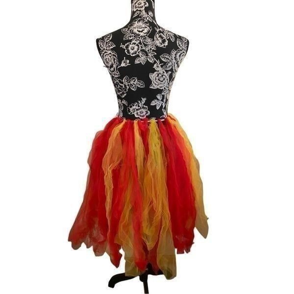 Handmade Girls Tulle Tutu Skirt Halloween Costume Dress Up Ballerina