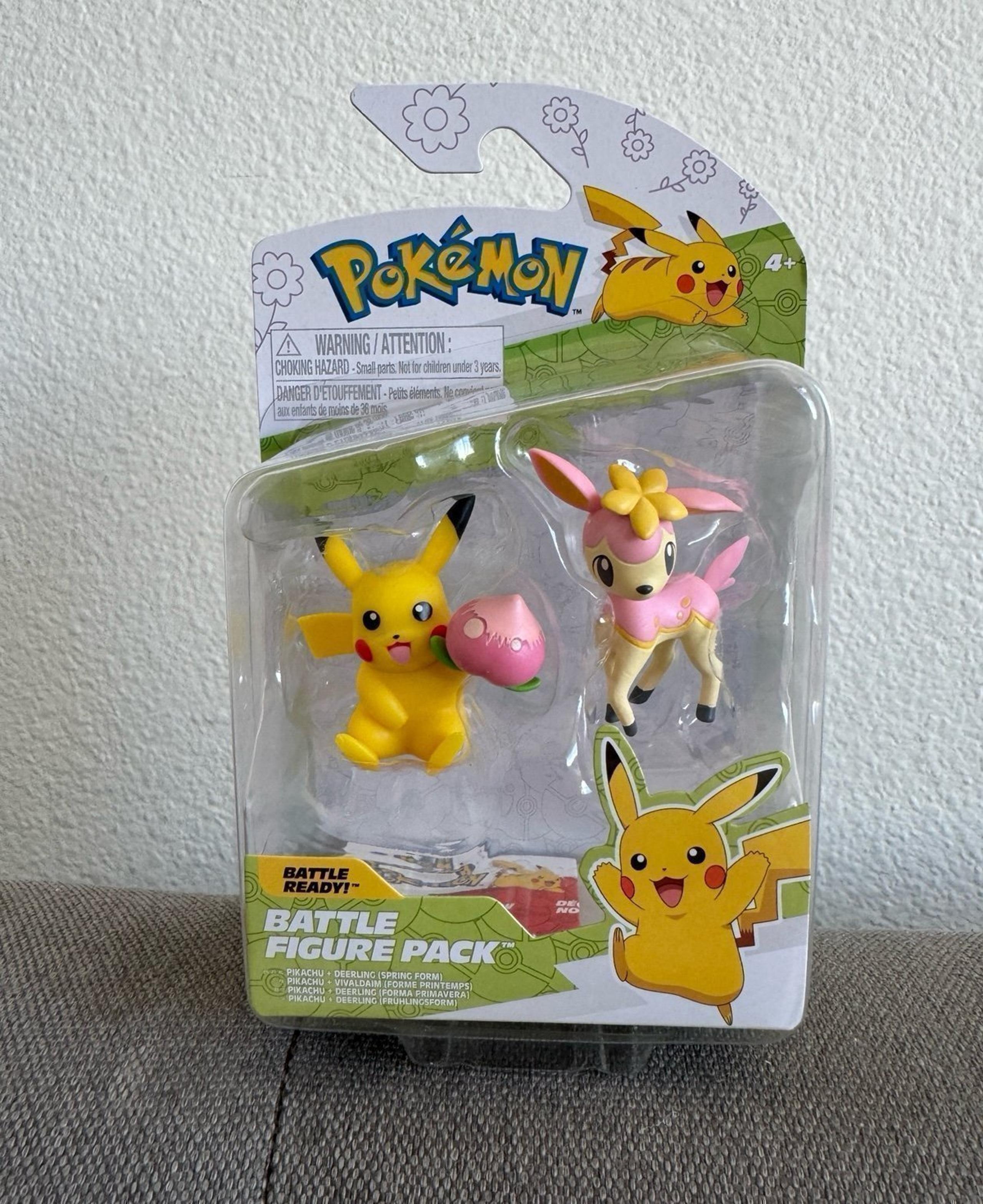 New Pokemon Battle Figure Pack PIKACHU & DEERLING
