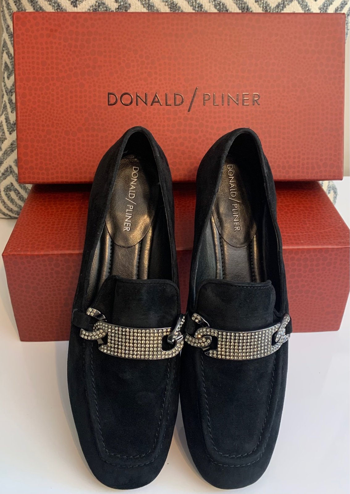 black loafers