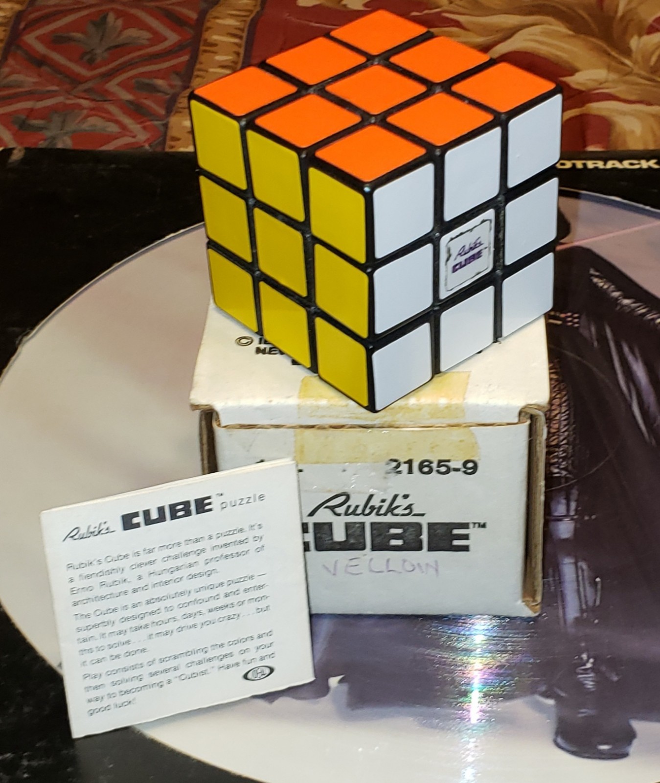 Vintage 1980 IDEAL TOY CO. Rubik's Rubiks Cube with box