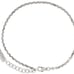 Saint Laurent Silver Chain Plaque Bracelet
