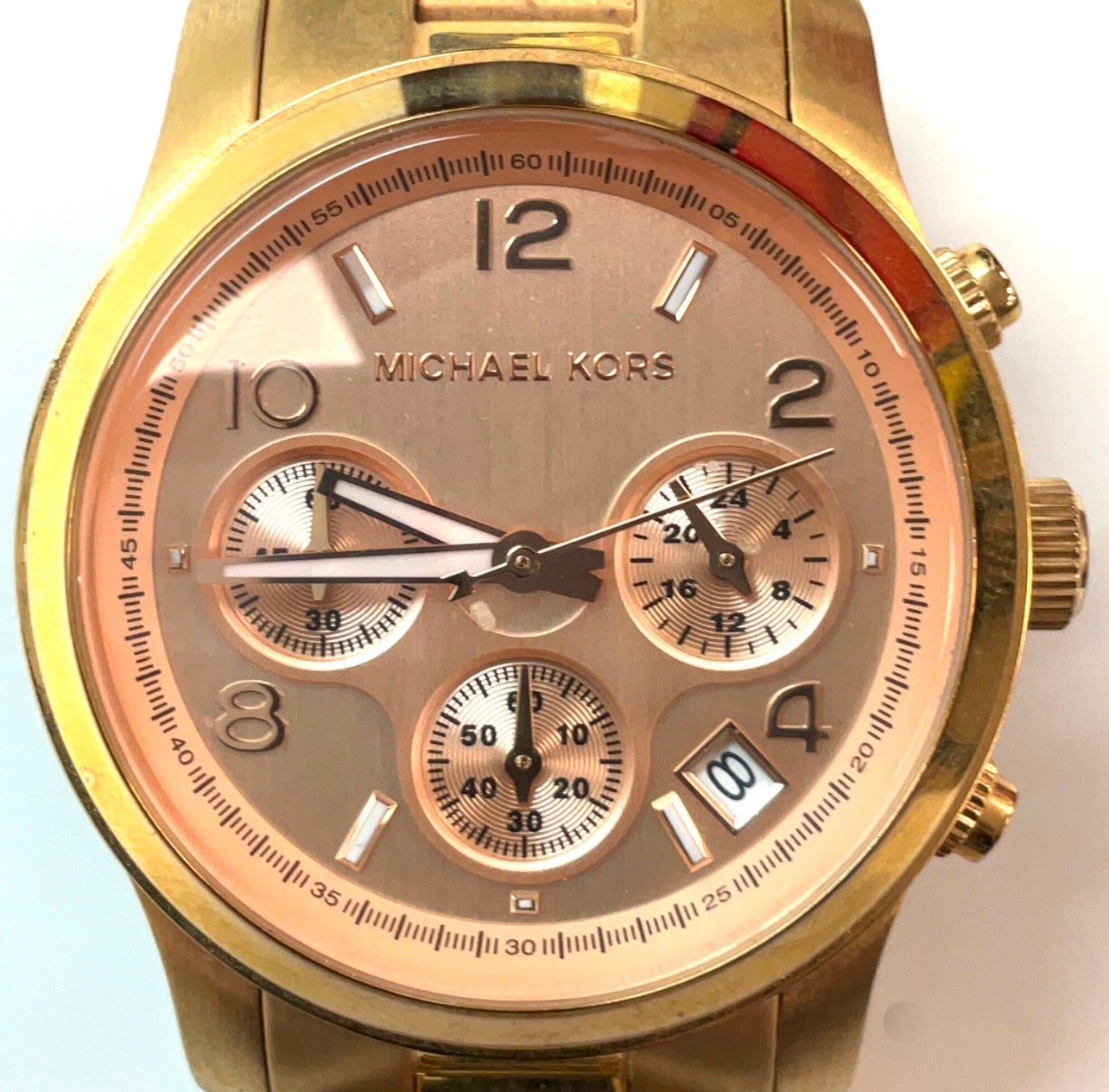 Michael Kors Runaway MK 5128 Rose Gold Tone Watch