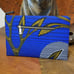 Mucha Envelope Clutch by Farie - Blue