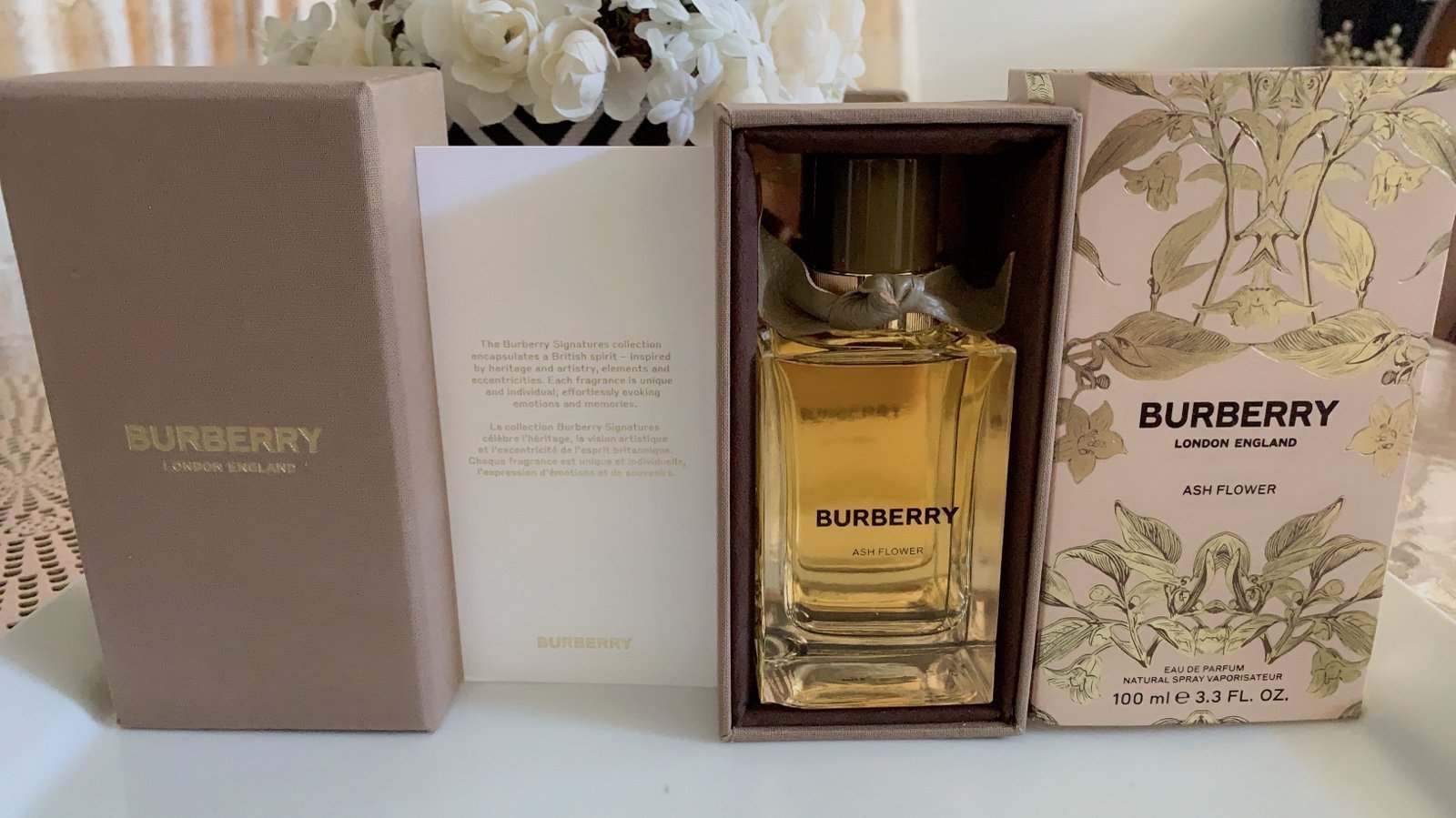 Burberry Ash Flower EDP100ml 85%-90%full