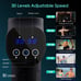 Massage Gun Deep Tissue, Muscle Massager for Pain Relief, Percussion Super Quiet