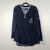 Fubu Casuals Collection Classic Comfort Men’s Vintage Black Henley Fleece XXL